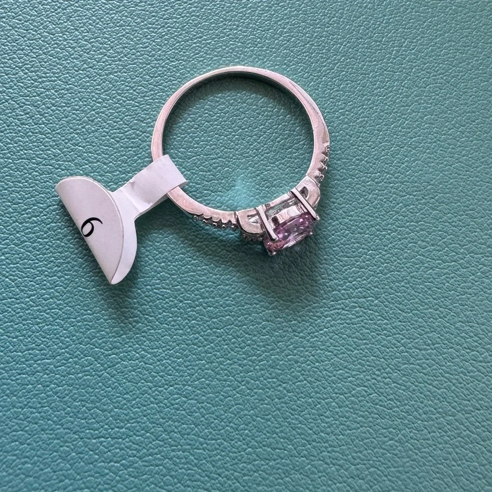 Fragrant Jewels Pink and Silver size 9 ring NWT
